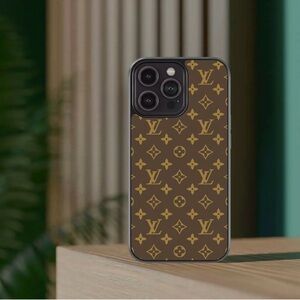 Luxury Brown Phone iPhone 14 Pro Max Case